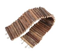 ORFOFE Wooden Hamster Ladder Bridge Climbing Platform for Small Pets Safe Natural Material Easy to Clean Innovative Arch Design for Gerbils Mice Rats Play Accessory