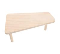 ORFOFE Wooden Hamster Platform with Varnish Climbing Table for Hamsters Gerbils and Small Animals Multi-functional Large Pet Activity Deck for Exercise and Play