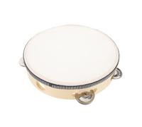 ORFOFE Wooden Handheld Drum with Imitation Leather Head Ergonomic Percussion Instrument for Sensory Musical for Rhythm Development Orff Method Educational Drum for Boys and School and