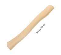 ORFOFE Wooden Handle Replacement with Ergonomic Grip and Round Wedges Easy to Install for Firewood Camping and Gardening Tools