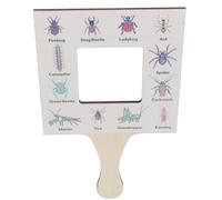 ORFOFE Wooden Nature Guide Finder for - Handheld Insect Identification Tool, Large Pine Wood Frame, Outdoor Nature Exploration and Garden Observation