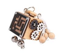 ORFOFE Wooden Preschool Activity Cube Educational Busy Board for Blocks Montessori Sensory Early Learning Development Puzzle