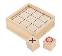 ORFOFE Wooden Toe Board Game Compact Educational for Adults Portable Family Game Enhancing Cognitive Skills and Strategic Thinking Lightweight Brain Teaser for Interactive Play and Home