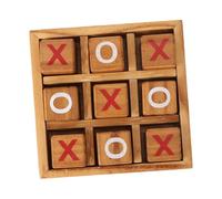 ORFOFE Wooden Toe Board Game for Families Creative Strategy Puzzle for Ages Easy Rules Observation Skill Development Portable Slide Storage Design