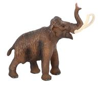 ORFOFE Woolly Elephant Pvc Model Statue Animal Toy for Desktop Display Educational Simulated Wild Animal Figure for Boys and Girls Play and Classroom Learning