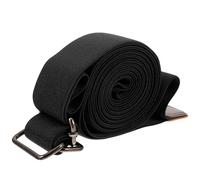 ORFOFE Yoga Tension Strap Resistance Stretch Band for Meditation and Pilates, Black Yoga Auxiliary Strap for Flexibility and Muscle Stretching, 1PCS