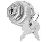 ORFOFE Zinc Alloy Riding Mower Ignition Switch with Keys for Kubota Agricultural Machinery Starter Key Switch Replacement for Lawn Tractors Easy Installation and Reliable Ignition