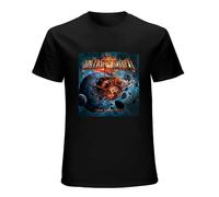 Org.mama Men's Limited Unleash The Archers Time Stands Still Power Metal Logo T-Shirt Black M