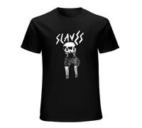 Org.mama Men's Slaves Band T Shirt Black 3XL