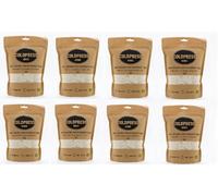 Org RAW Buckwheat Flour 1kg - Gluten Free, Not Heat-Treated, Preserves Nutrients & Flavour, Non-GMO (8 kg (Pack of 8))