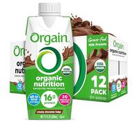 Orgain Creamy Chocolate Fudge, 11-Ounce Container (Pack Of 12)