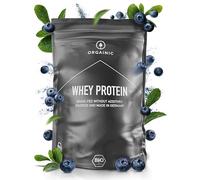 ORGAINIC Organic Blueberry Whey Protein - Organic Certified Without additives - Protein Powder from Germany - Grass Feeding - 1000g