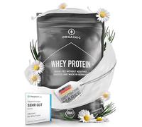 ORGAINIC Organic Natural Whey Protein - Certified Organic Without additives - Protein Powder from Germany - Grass Feeding - 1000g