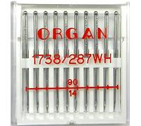 Organ 10 System 1738/287 WH Flask Industrial Sewing Machine Needles Size 90/14