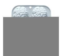 Organ Brain Heart Silicone Mold 4-Cavity Handmade Craft-Making Molds for Epoxy Resin Artwork Tool for Home Kitchen Cement Clay Soap Jelly Dessert
