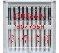 ORGAN DOMESTIC SEWING MACHINE NEEDLES MIX PACK SIZE 70, 80, 90, 100 , 10 NEEDLES