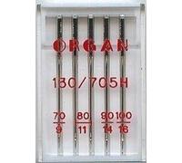 ORGAN DOMESTIC SEWING MACHINE NEEDLES MIX PACK SIZE 70, 80, 90 & 100 5 NEEDLES