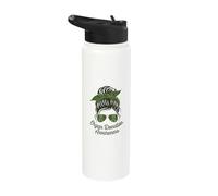 Organ Donation Awareness Green Ribbon Donor Donate Stainless Steel Insulated Water Bottle