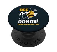 Organ Donation Bee Organ Donor PopSockets Adhesive PopGrip