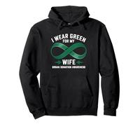 Organ Donor Green Ribbon Organ Donation Awareness Pullover Hoodie