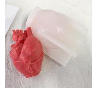 Organ Heart Silicone Resin Casting & Soap Making Molds - 3D Animal Shapes for Candle Making & Home Decor
