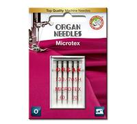 Organ Needles # 60-#70 Combo Microtex x 5 Needles, Silber