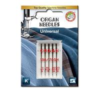 Organ Needles 70-#100 Combo Universal x 5 Needles