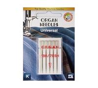 Organ Needles # 80/12 Universal x 5 Needles, Silber