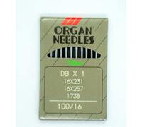 Organ Set of 10 Needles for Industrial Sewing Machines Round Shank 16 x 231 16 x 257 1738 Ideal for Juki/Brother .Wimsew (100/16, 5pc (50 Needles))