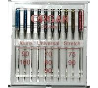Organ Sewing Machine Needles Combi Assorted 10 in a Pkt BLB592