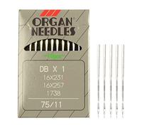 Organ Sewing Machine Needles SY3355 DPX17 75/11 Stainless Steel, 10 Pcs