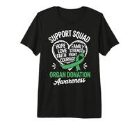 Organ Transplant Recipient Family Organ Donation Support Premium T-Shirt
