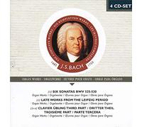 Organ Works: Six Sonatas BWV 525-530 / Late Works from the Leipzig Period / Clavier Ubung Third Part (4CDS)