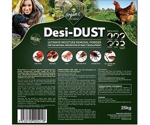Organ-X Desi Dust 100% Natural Diatomaceous Earth 25kg Sack