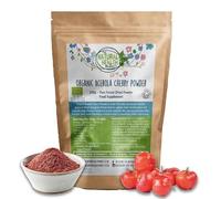 Organic Acerola Cherry Powder - Freeze Dried Fruit Powder Natural Vitamin C - The Natural Health Market UK (100g)