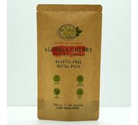 Organic Acerola Cherry Vitamin C Capsules | 100% Natural & Plastic-Free | High Bioavailability | Pure, Whole-Food Vitamin C for Immune Support -|UK Made | 120 Capsules (120 Pouch)