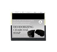Organic Activated Charcoal Soap | Deep Detox & Pore Cleansing Bar for Men & Women | Fights Body Odour | With Vitamin E | 100% Natural, Handmade & Vegan - 150g