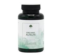 Organic Alfalfa Capsules 500mg - Botanical Rich in Vitamins, Minerals and Other Nutrients - 120 Vegan Capsules - Non-GMO, Made in the UK by G&G Vitamins