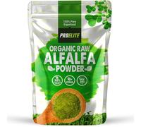 Organic Alfalfa Powder 1kg Support Energy and Stress, Vegan Keto Green Superfood Supergreen Raw Natural Alfalfa Powder Juice Shots PROELITE