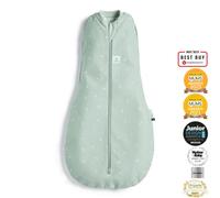 Organic All Year Cocoon Swaddle Sleeping Bag - 1 TOG Sage ergoPouch Light Green 0-3 m