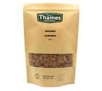 Organic Almonds 1kg- Nutrient-Packed, Eco-Conscious Snack & Ingredient for Vegan, Vegetarian, & Plant-Based Diets by Thames Organic 1kg