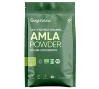 Organic amla Powder - Rich Source of Vitamin c - Indian Gooseberry for Hair Masks & Nourishing Drinks - Alternative to Vitamin c Tablets - Vegan Powder