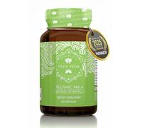 Organic Amla Vitamin C Tablets | Pure VIT C from Amla for Daily Use | High Strength Vitamin C Supplement | Certified Organic Amalaki Natural Wholefood | 60 Vegan Capsules | UK Made