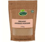 Organic Aniseed Powder 250g by Hatton Hill Organic | Sweet, Aromatic, Ground, and Naturally Pure