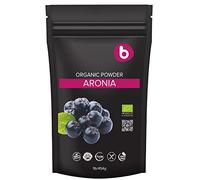Organic Aronia Berry Powder - Black Chokeberry - 100% Pure Aronia Berries - Naturally High in Anthocyanins & Polyphenols - Vegan, Gluten-Free - 1 lb