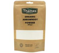 Organic Arrowroot Powder 250g - Arrowroot Flour, Starch Non-GMO Thickening Agent - No Additives or Preservatives - Vegan, Certified Organic - Perfect for Baking and Cooking - Thames Organic