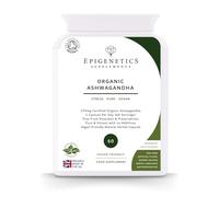 Organic Ashwagandha 370mg | Natural Withania Somnifera Herb Supplement | 60 Vegan Friendly Capsules UK Made | Long 2 Month Supply by Epigenetics Supplements