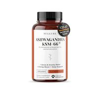 Organic Ashwagandha KSM-66 + Bioperine | Nullure | 600mg | Vegan | Anxiety Relief · Anti-Stress (Cortisol) · Endurance · Sleep Quality | Additives Free | 120 Capsules (2 Months)