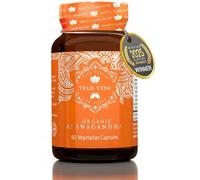 Organic Ashwagandha KSM-66 High Strength Root Extract, 60 Vegan Caps, UK