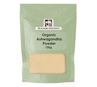 Organic Ashwagandha Powder 100g by Manor Springs Organic